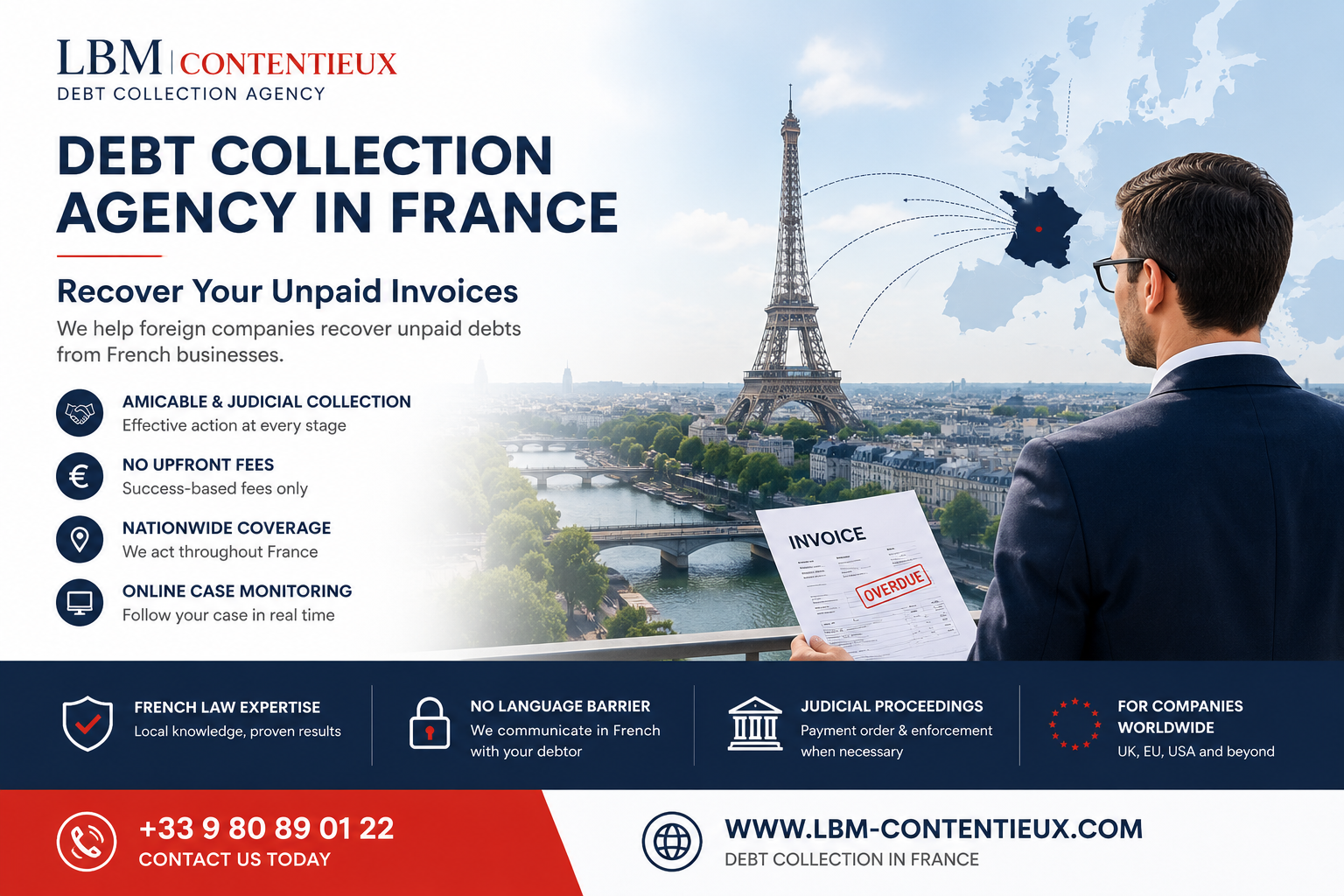 Debt Collection Agency in France – LBM Contentieux